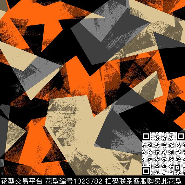 纸印花几何男装传统印花华亿平台下载（图片编号: 1323782） - 瓦栏（Walan）