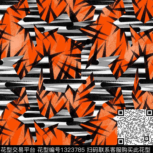 纸印花几何男装传统印花华亿平台下载（图片编号: 1323785） - 瓦栏（Walan）