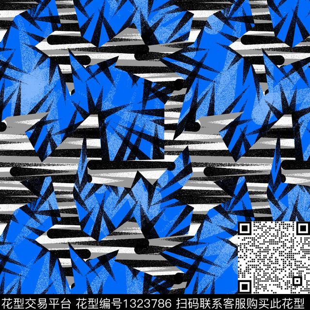 纸印花几何男装传统印花华亿平台下载（图片编号: 1323786） - 瓦栏（Walan）