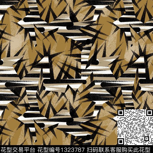 纸印花几何男装传统印花华亿平台下载（图片编号: 1323787） - 瓦栏（Walan）