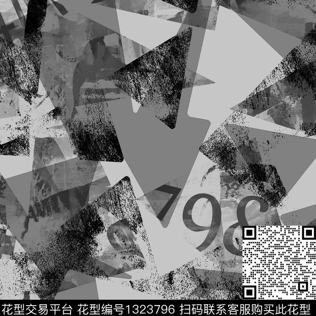 纸印花几何男装传统印花华亿平台下载（图片编号: 1323796） - 瓦栏（Walan）