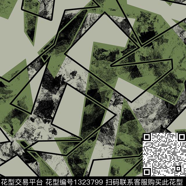 纸印花几何男装传统印花华亿平台下载（图片编号: 1323799） - 瓦栏（Walan）