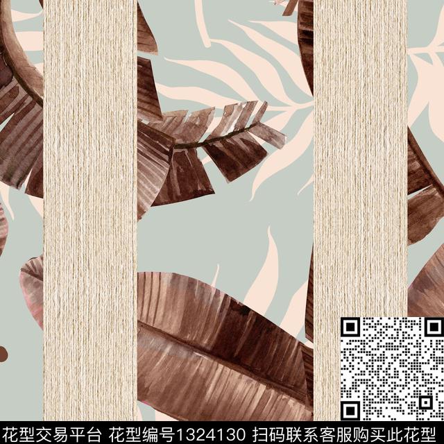 几何皮革大牌风数码印花华亿平台下载（图片编号: 1324130） - 瓦栏（Walan）