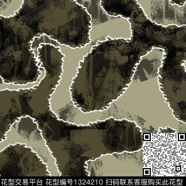 纸印花几何男装传统印花华亿平台下载（图片编号: 1324210） - 瓦栏（Walan）