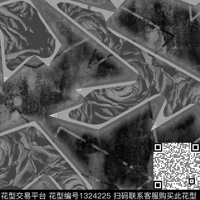 纸印花几何男装传统印花华亿平台下载（图片编号: 1324225） - 瓦栏（Walan）