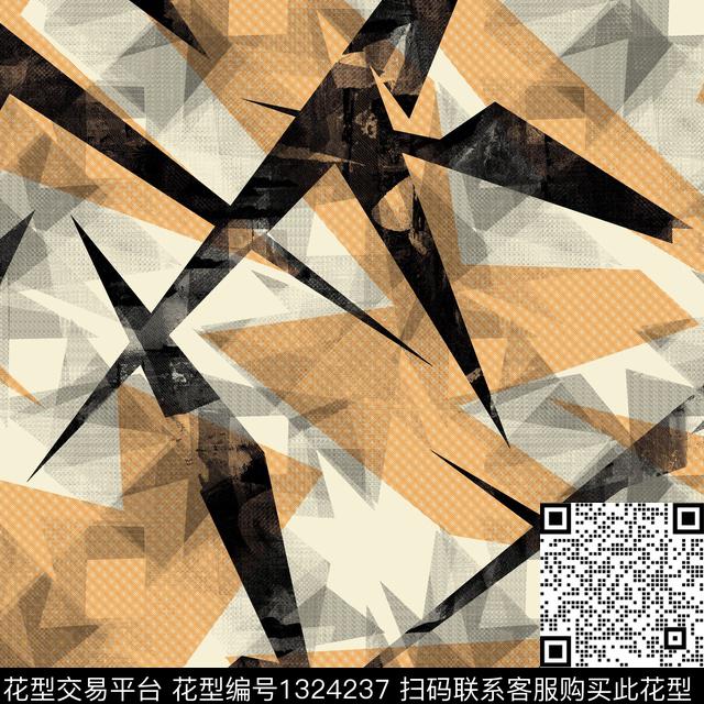 纸印花几何男装传统印花华亿平台下载（图片编号: 1324237） - 瓦栏（Walan）