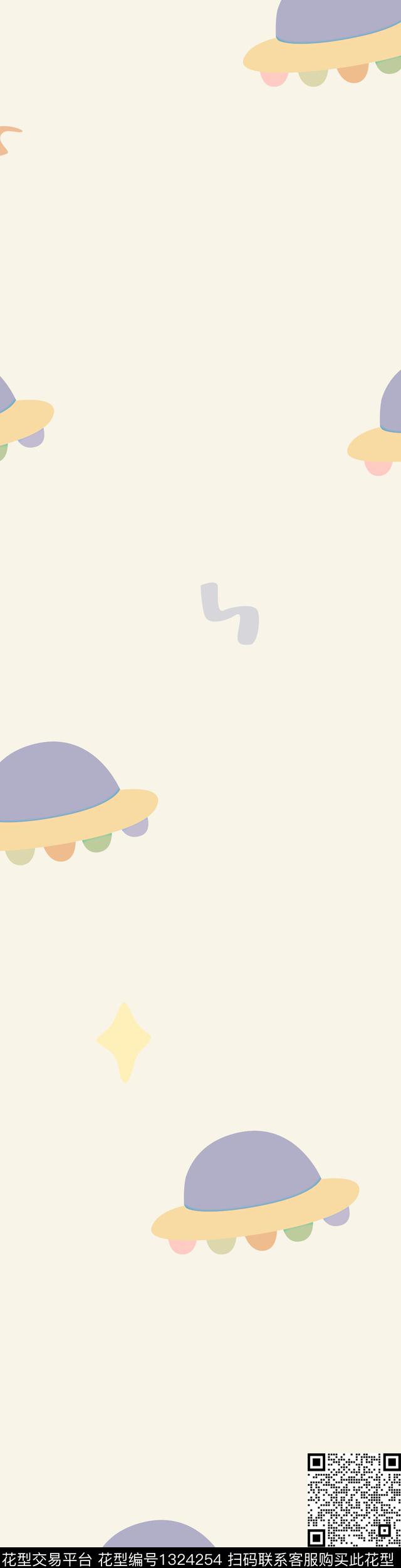 简约可爱小清新数码印花华亿平台下载（图片编号: 1324254） - 瓦栏（Walan）