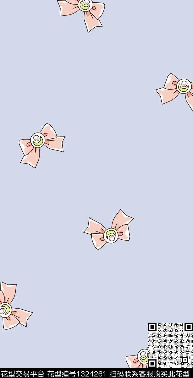 简约可爱小清新数码印花华亿平台下载（图片编号: 1324261） - 瓦栏（Walan）