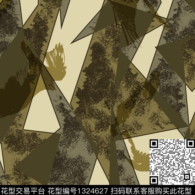 纸印花几何男装传统印花华亿平台下载（图片编号: 1324627） - 瓦栏（Walan）