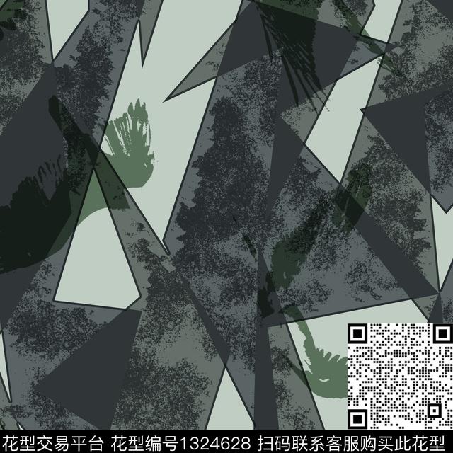 纸印花几何男装传统印花华亿平台下载（图片编号: 1324628） - 瓦栏（Walan）