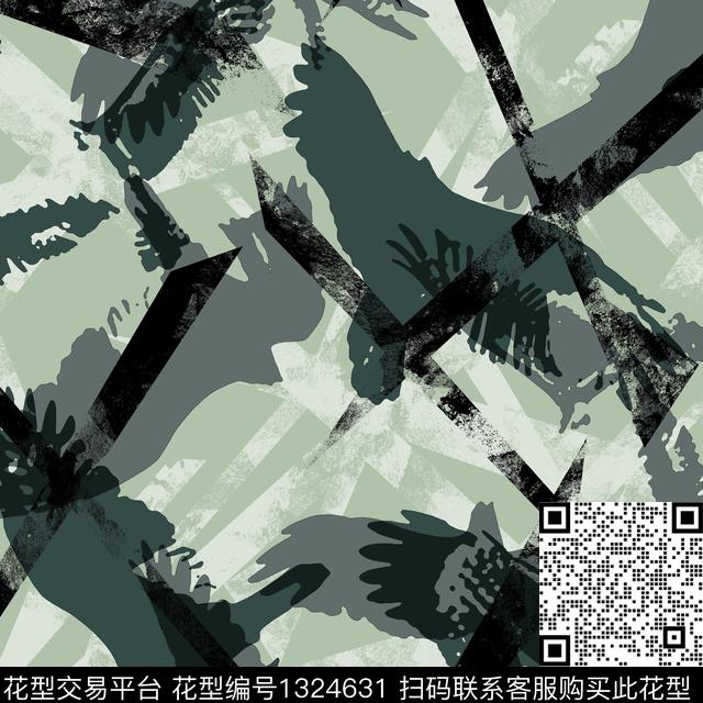 纸印花几何男装传统印花华亿平台下载（图片编号: 1324631） - 瓦栏（Walan）