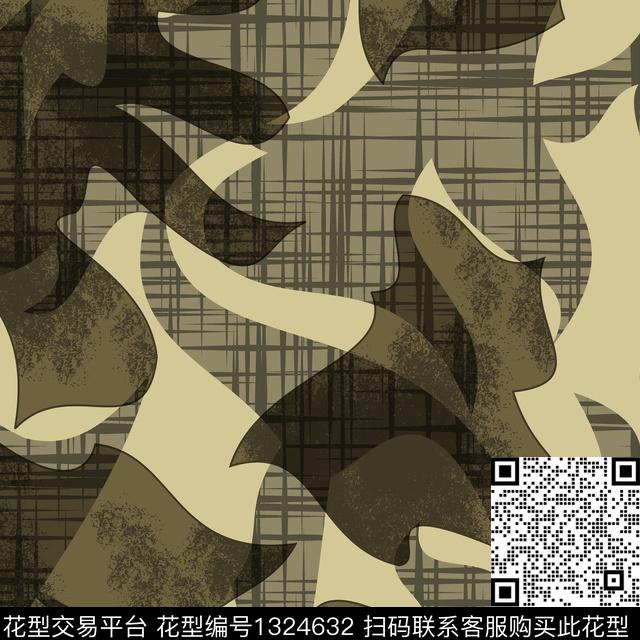 纸印花几何男装传统印花华亿平台下载（图片编号: 1324632） - 瓦栏（Walan）