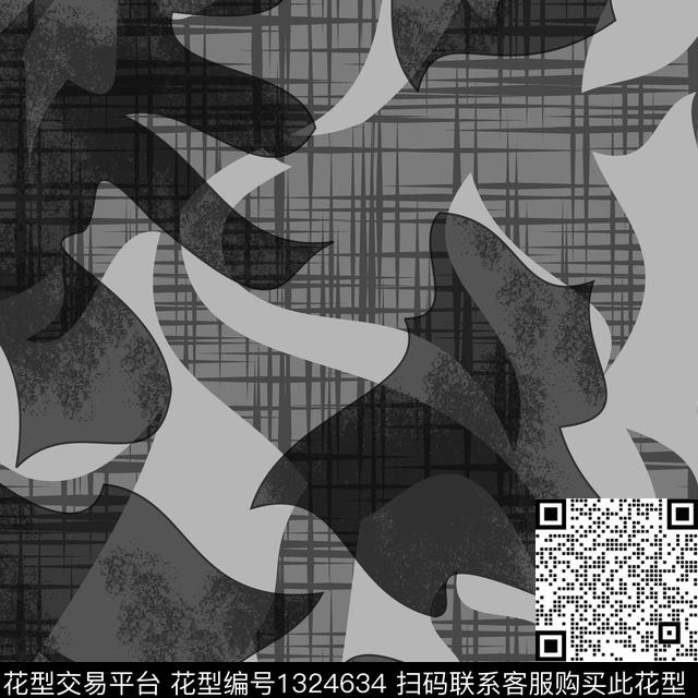 纸印花几何男装传统印花华亿平台下载（图片编号: 1324634） - 瓦栏（Walan）