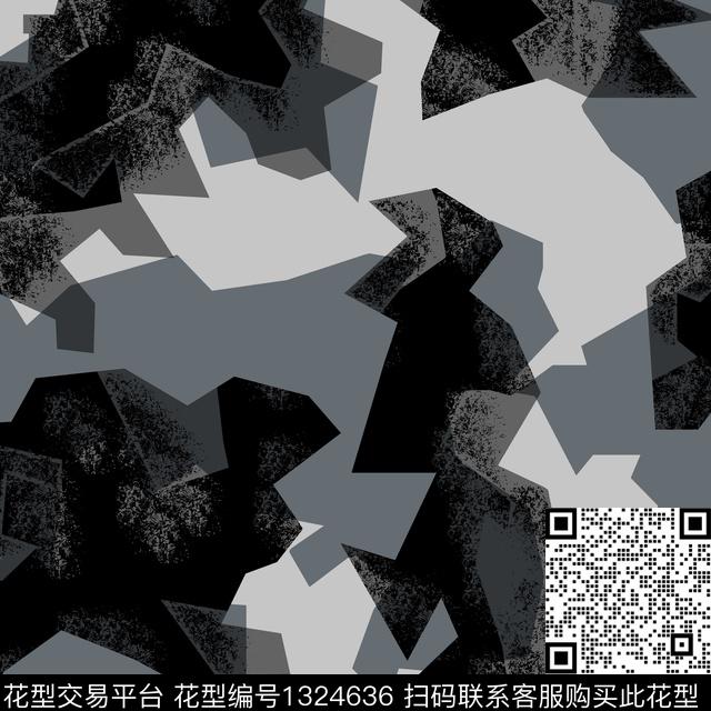 纸印花几何男装传统印花华亿平台下载（图片编号: 1324636） - 瓦栏（Walan）