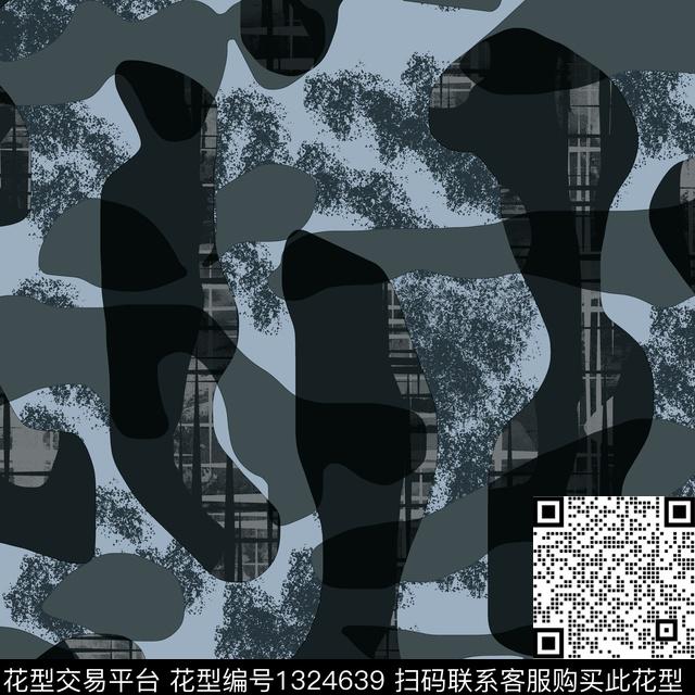 纸印花几何男装传统印花华亿平台下载（图片编号: 1324639） - 瓦栏（Walan）