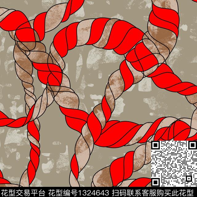 纸印花几何男装传统印花华亿平台下载（图片编号: 1324643） - 瓦栏（Walan）