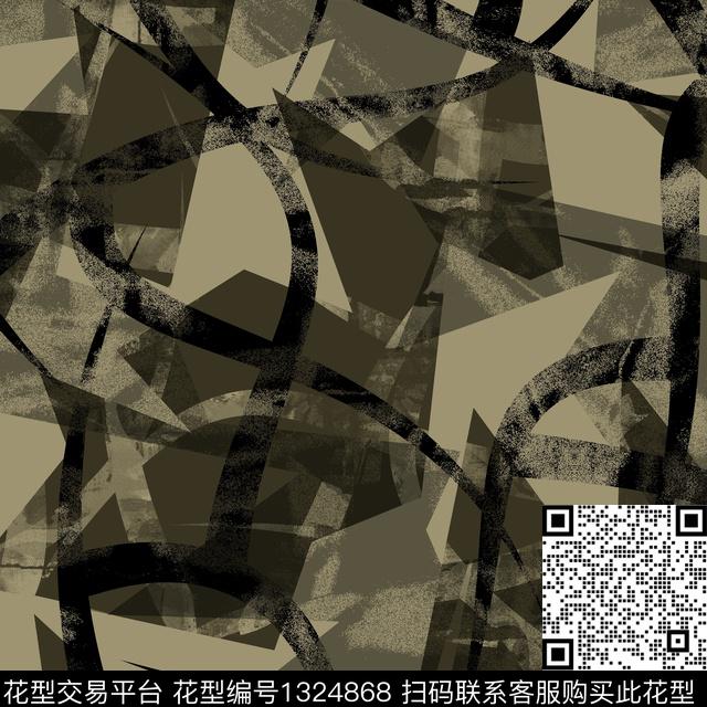 几何男装抽象男装传统印花华亿平台下载（图片编号: 1324868） - 瓦栏（Walan）