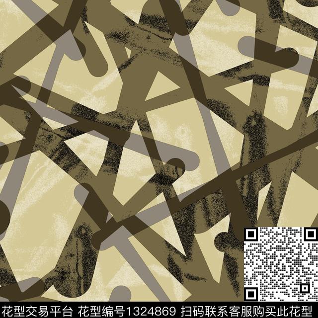 几何男装抽象男装传统印花华亿平台下载（图片编号: 1324869） - 瓦栏（Walan）