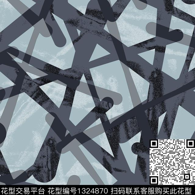 几何男装抽象男装传统印花华亿平台下载（图片编号: 1324870） - 瓦栏（Walan）