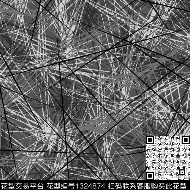 几何男装抽象男装传统印花华亿平台下载（图片编号: 1324874） - 瓦栏（Walan）