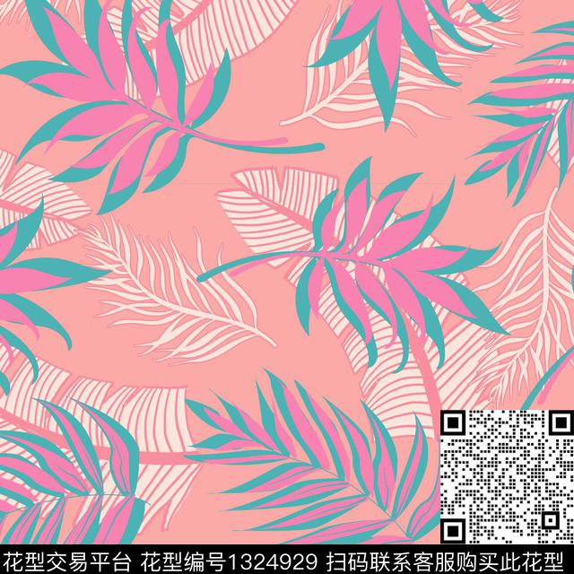 彩底花卉连衣裙花卉传统印花华亿平台下载（图片编号: 1324929） - 瓦栏（Walan）