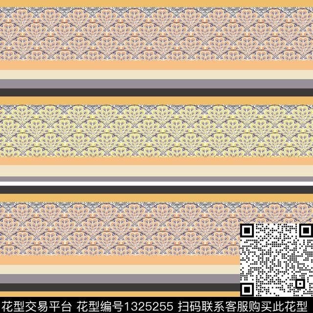 几何花卉大牌风素雅数码印花华亿平台下载（图片编号: 1325255） - 瓦栏（Walan）