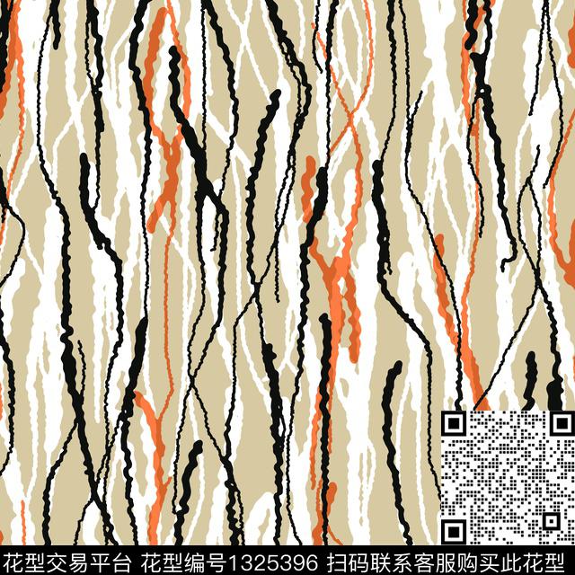 纸印花线条几何传统印花华亿平台下载（图片编号: 1325396） - 瓦栏（Walan）