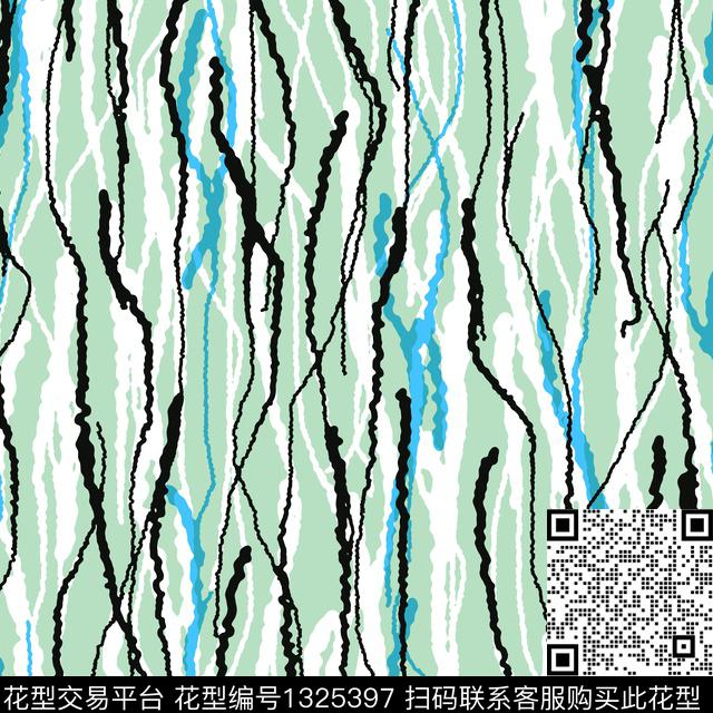 纸印花线条几何传统印花华亿平台下载（图片编号: 1325397） - 瓦栏（Walan）