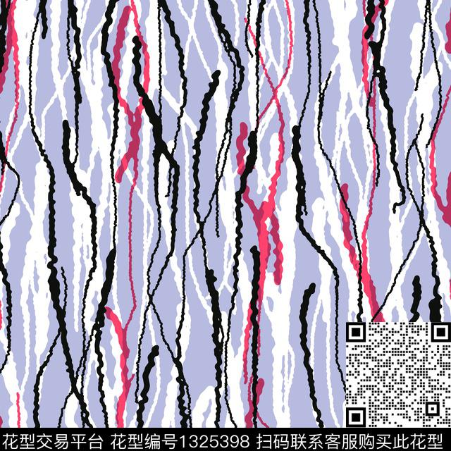纸印花线条几何传统印花华亿平台下载（图片编号: 1325398） - 瓦栏（Walan）
