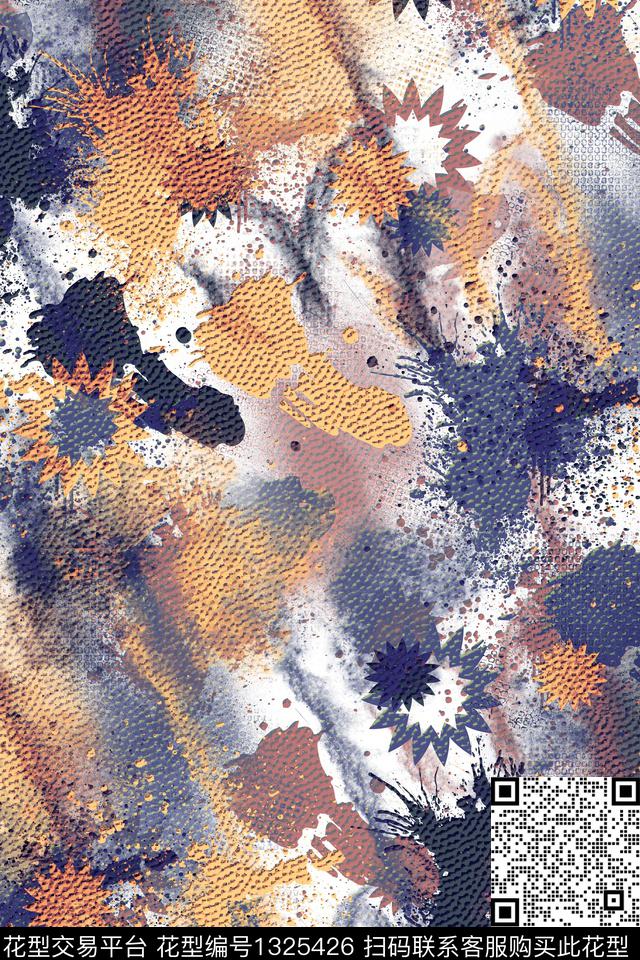 抽象男装户外运动传统印花华亿平台下载（图片编号: 1325426） - 瓦栏（Walan）