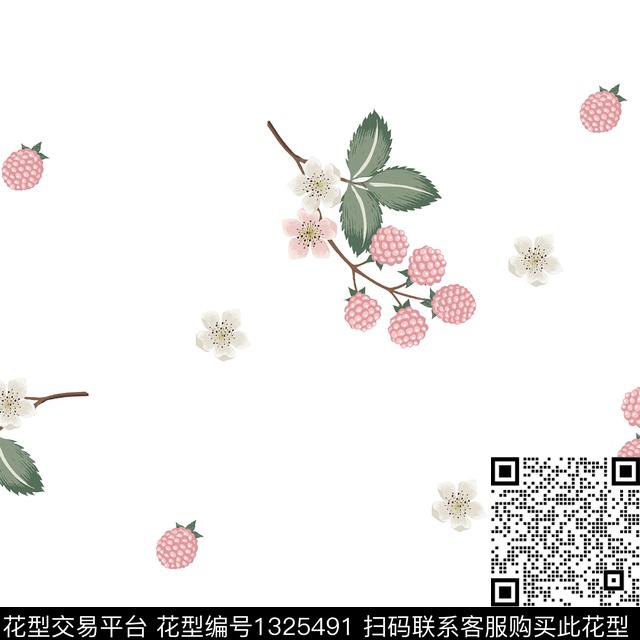 小碎花粉色手绘花卉传统印花华亿平台下载（图片编号: 1325491） - 瓦栏（Walan）