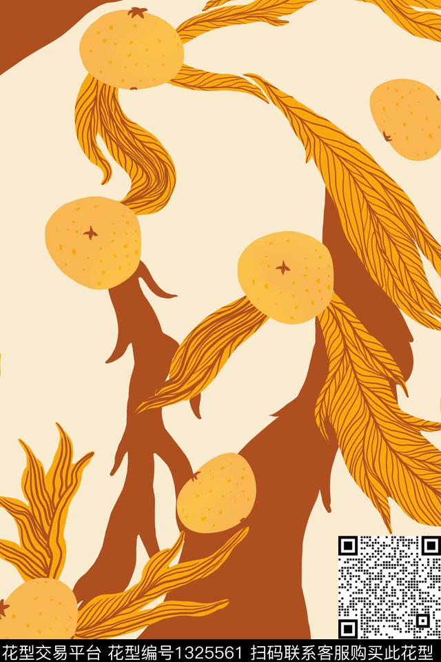 卡通人物水果几何数码印花华亿平台下载（图片编号: 1325561） - 瓦栏（Walan）