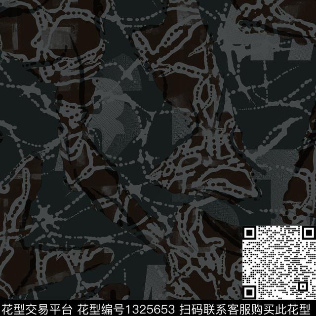 纸印花几何男装传统印花华亿平台下载（图片编号: 1325653） - 瓦栏（Walan）