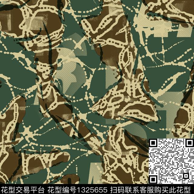 纸印花几何男装传统印花华亿平台下载（图片编号: 1325655） - 瓦栏（Walan）