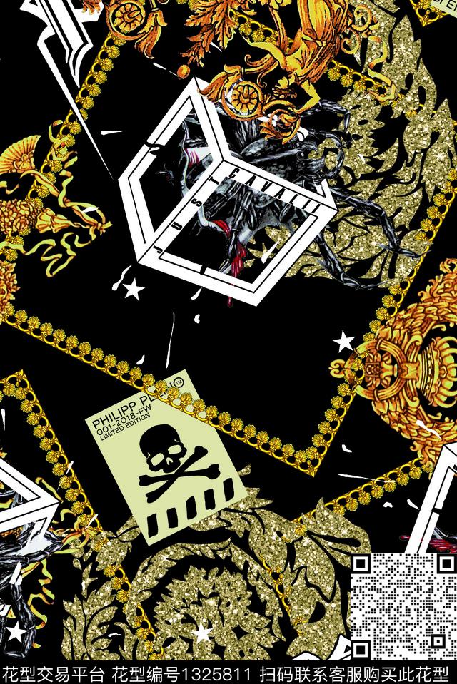 潮牌大牌风12500数码印花华亿平台下载（图片编号: 1325811） - 瓦栏（Walan）