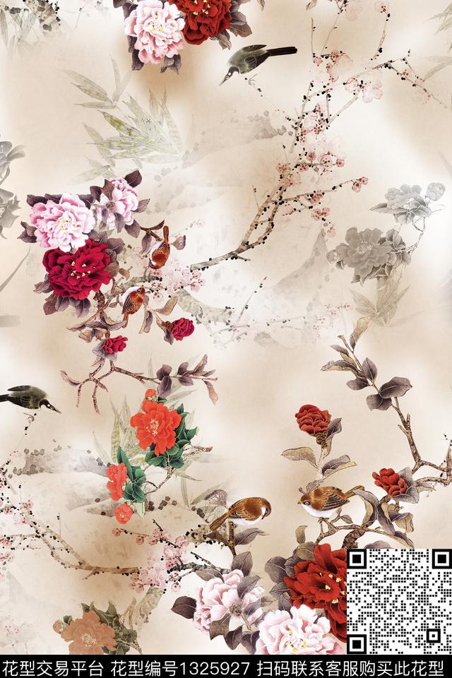 休闲艺术小碎花数码印花华亿平台下载（图片编号: 1325927） - 瓦栏（Walan）