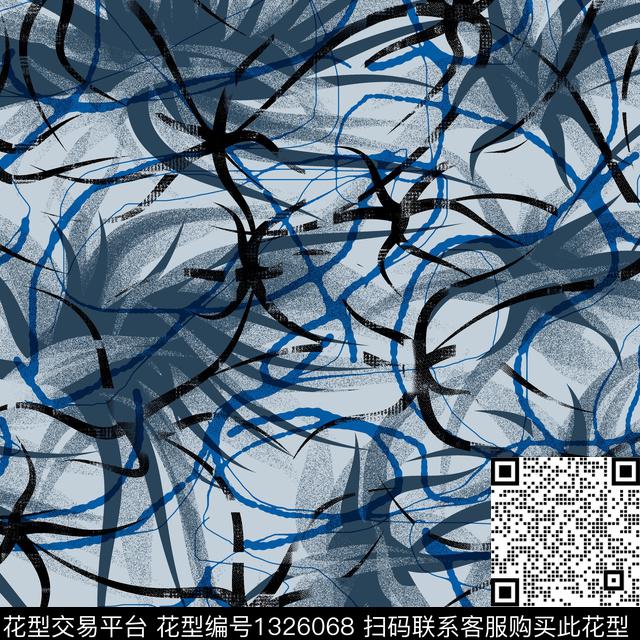纸印花线条画几何传统印花华亿平台下载（图片编号: 1326068） - 瓦栏（Walan）