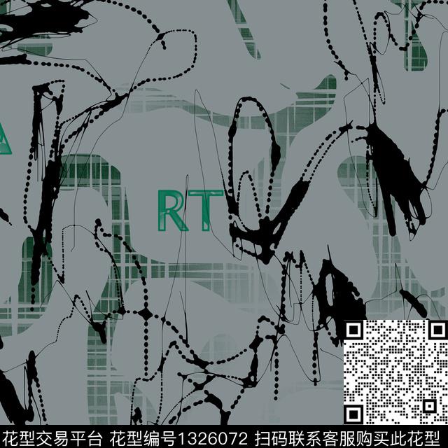 纸印花线条画几何传统印花华亿平台下载（图片编号: 1326072） - 瓦栏（Walan）