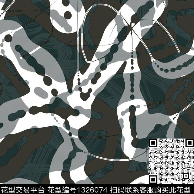 纸印花几何男装传统印花华亿平台下载（图片编号: 1326074） - 瓦栏（Walan）