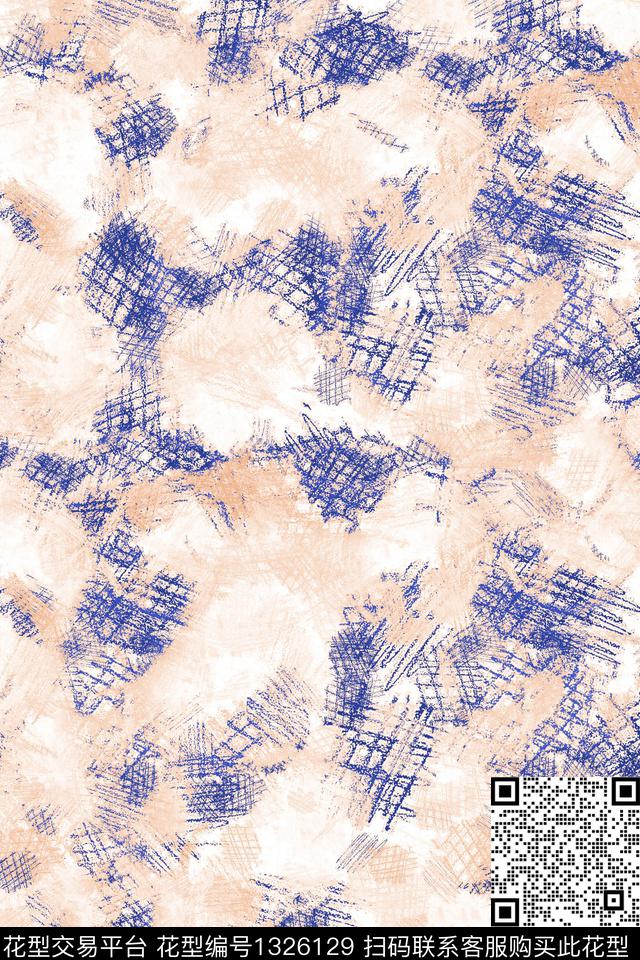 肌理格子小清新数码印花华亿平台下载（图片编号: 1326129） - 瓦栏（Walan）