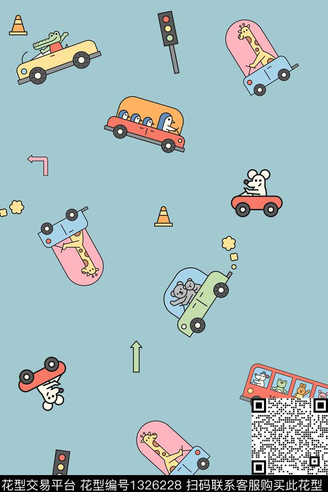 衬衫儿童布小汽车传统印花华亿平台下载（图片编号: 1326228） - 瓦栏（Walan）