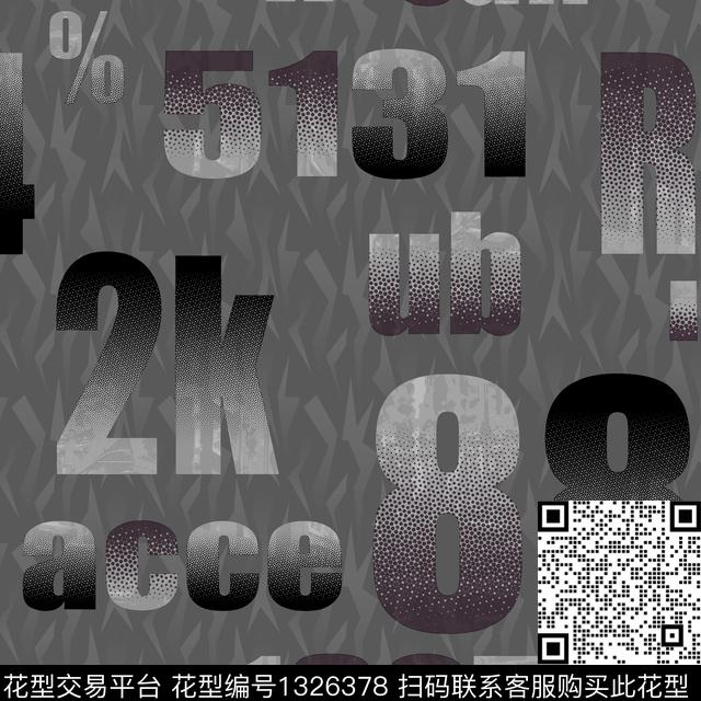 纸印花字母几何传统印花华亿平台下载（图片编号: 1326378） - 瓦栏（Walan）