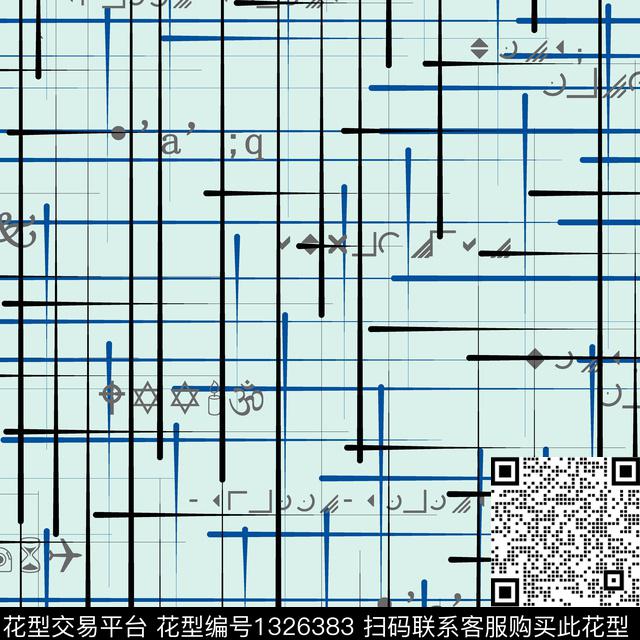 纸印花几何男装传统印花华亿平台下载（图片编号: 1326383） - 瓦栏（Walan）
