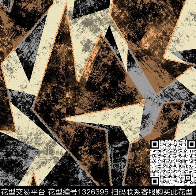 纸印花几何男装传统印花华亿平台下载（图片编号: 1326395） - 瓦栏（Walan）