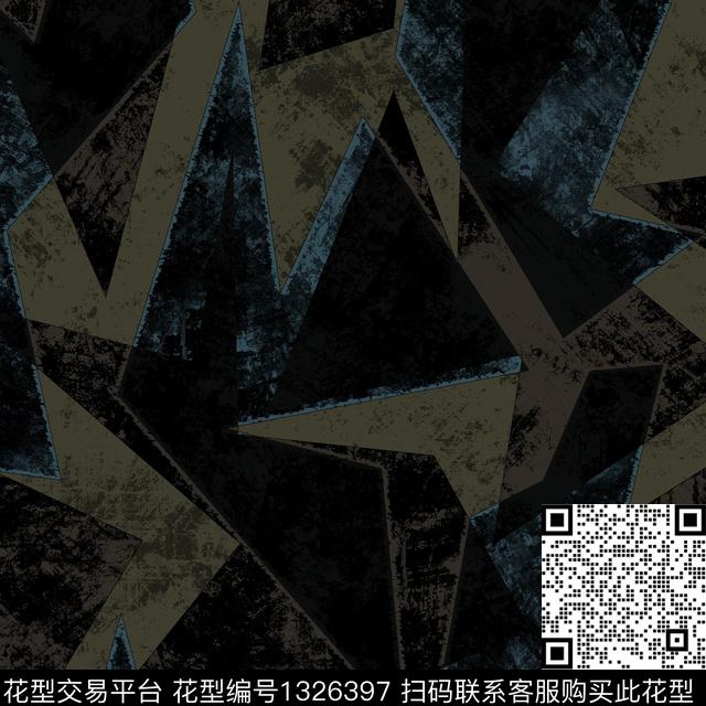 纸印花几何男装传统印花华亿平台下载（图片编号: 1326397） - 瓦栏（Walan）