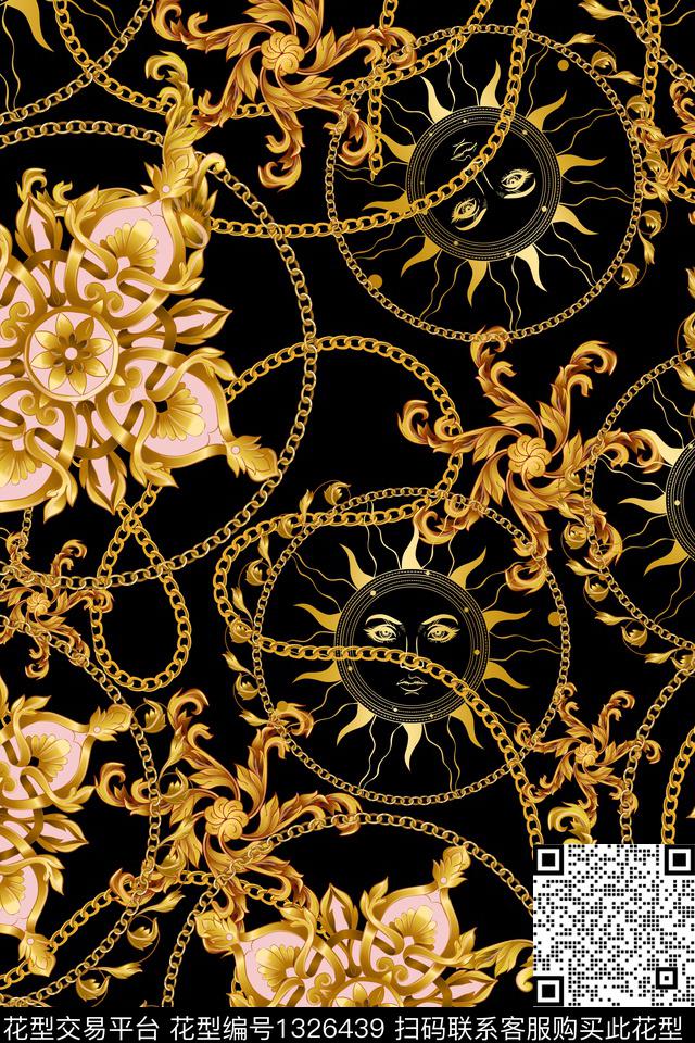 纹理男装大牌风数码印花华亿平台下载（图片编号: 1326439） - 瓦栏（Walan）