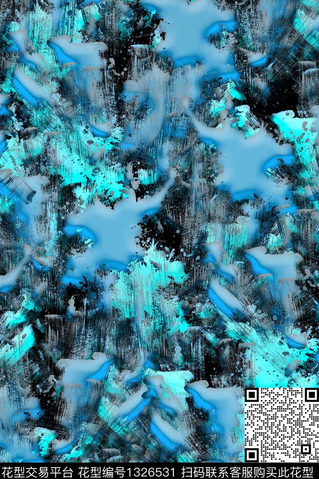 迷彩抽象男装运动传统印花华亿平台下载（图片编号: 1326531） - 瓦栏（Walan）