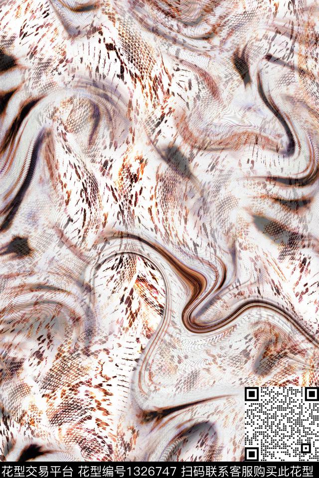 几何纹理抽象数码印花华亿平台下载（图片编号: 1326747） - 瓦栏（Walan）