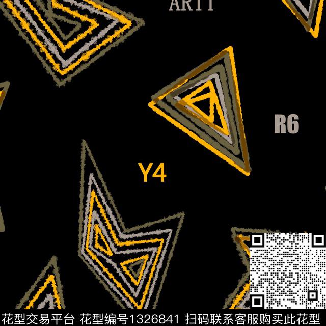 纸印花几何男装传统印花华亿平台下载（图片编号: 1326841） - 瓦栏（Walan）