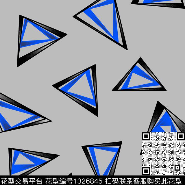 纸印花几何男装传统印花华亿平台下载（图片编号: 1326845） - 瓦栏（Walan）